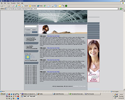 Template #2832, Html Content Page Screenshot