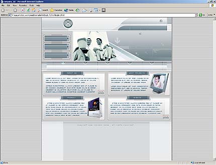 company&nbsp;website template