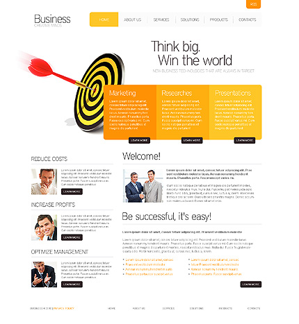 business&nbsp;site template