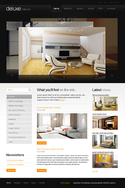 deluxe&nbsp;site template