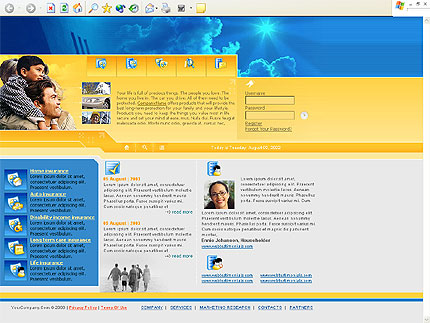 company&nbsp;website template