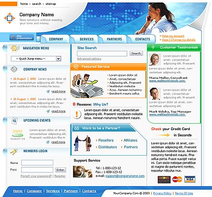 business&nbsp;site template