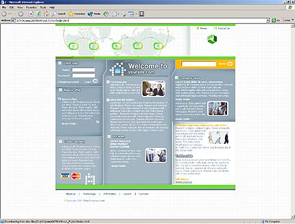 company&nbsp;website template