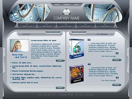 business&nbsp;site template