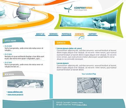 business&nbsp;site template