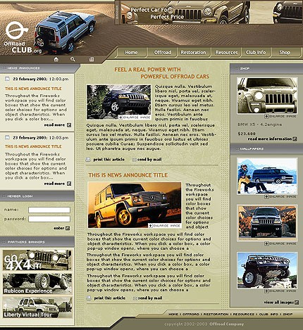 off-road&nbsp;site template
