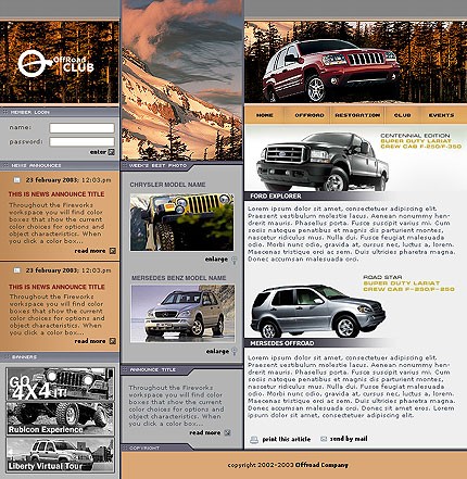 off-road&nbsp;site template