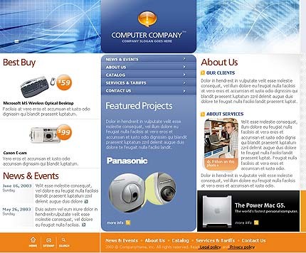 computer&nbsp;site template