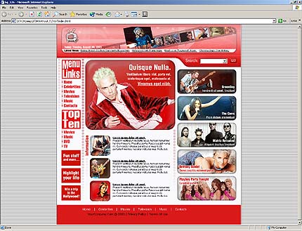 channel&nbsp;website template