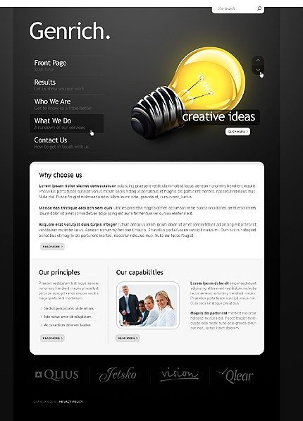 genrich&nbsp;site template