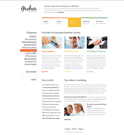 groher&nbsp;site template