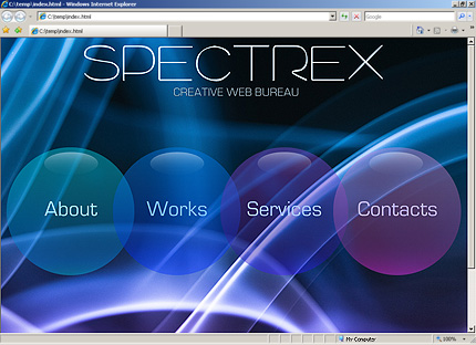 spectrex&nbsp;site template