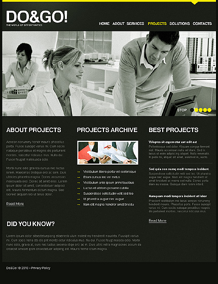 &nbsp;site template