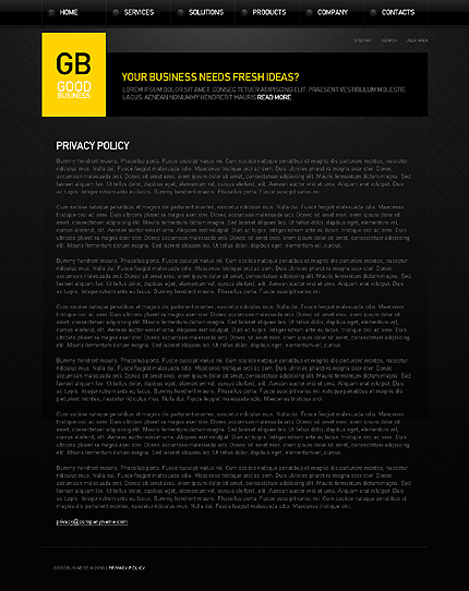 gb&nbsp;site template