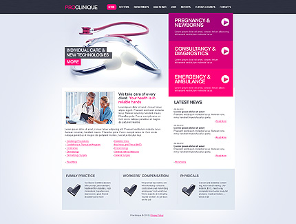 proclinique&nbsp;site template