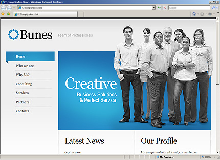 business&nbsp;website template