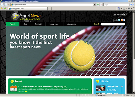 news&nbsp;website template