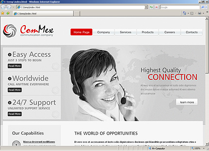 me&nbsp;website template