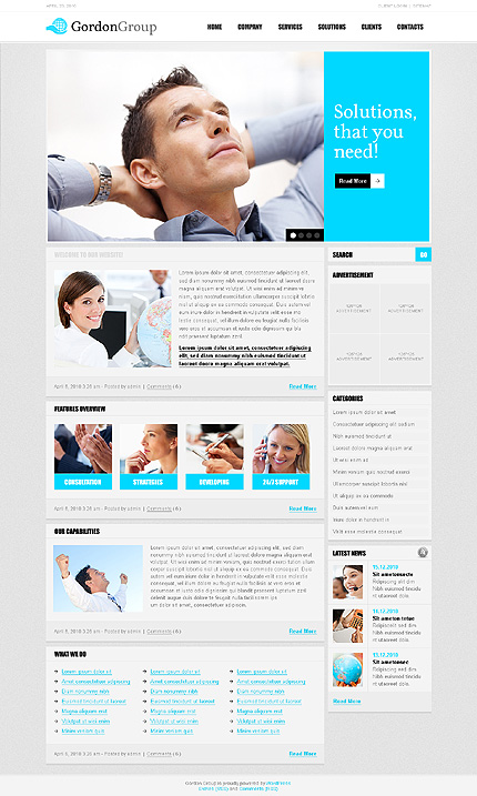 gordon site template