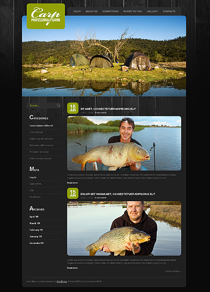 carp&nbsp;site template