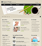 Template #29812Added: 2010-08-10Price: $63.00Categories: CSS, Flash 8, Flash animated, Wide templatesKeywords: students, portal, education, science, admission, faculty, department, class, alumni, student, professor, enrolment, union, library, auditorium, graduate, direction, tests, entranceIncluded: .HTML .PSD .FLA .SWF