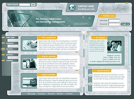 business&nbsp;site template