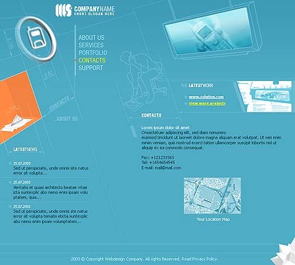 business&nbsp;site template