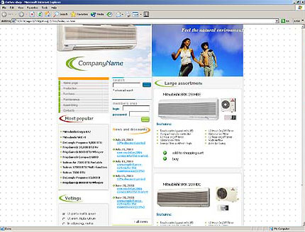 Template #3035, Html Content Page Screenshot