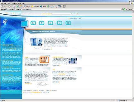 company&nbsp;website template