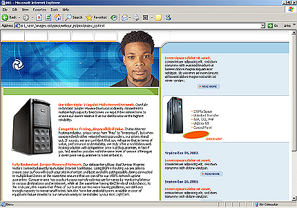 Template #3043, Html Content Page Screenshot