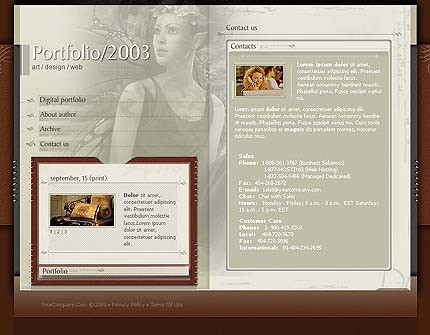 personal&nbsp;site template