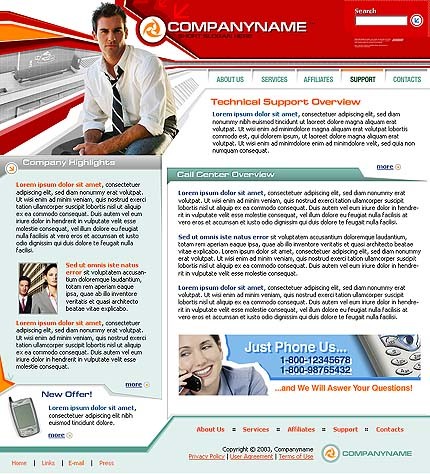 business&nbsp;site template