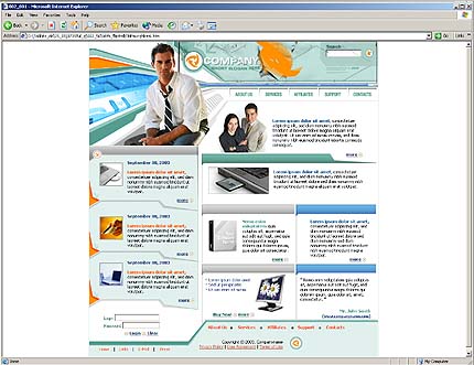 company&nbsp;website template