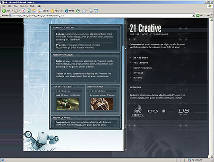 21&nbsp;site template