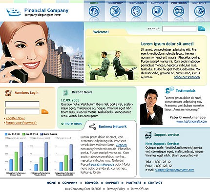 business&nbsp;site template