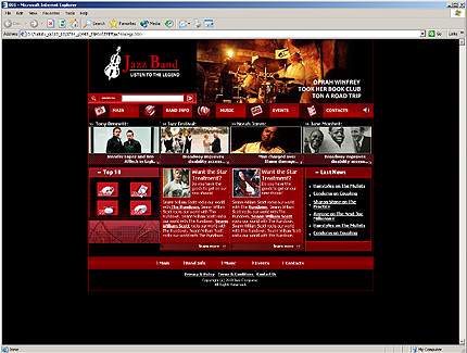 jazz&nbsp;website template