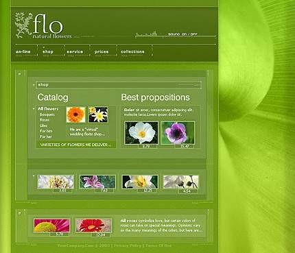 natural&nbsp;site template