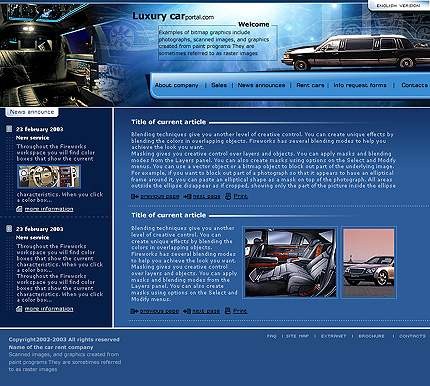 auto&nbsp;site template