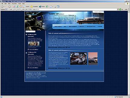 dealer&nbsp;website template