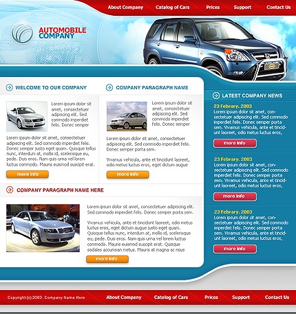 auto&nbsp;site template