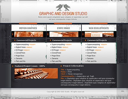 graphic&nbsp;site template