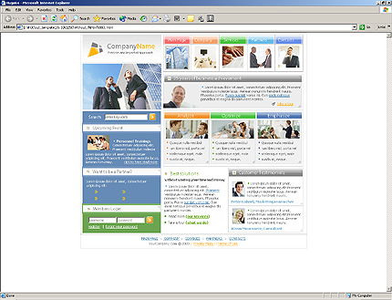 company&nbsp;website template