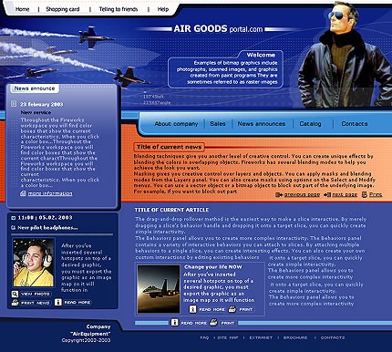 air&nbsp;site template