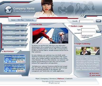 business&nbsp;site template