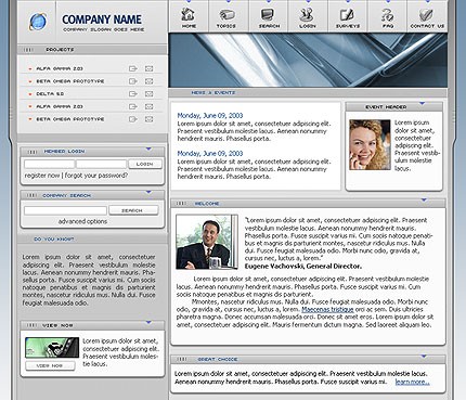 business&nbsp;site template