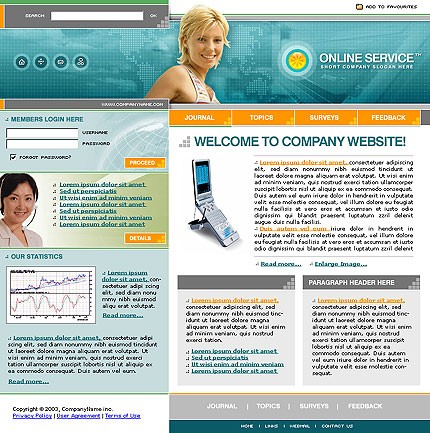 business&nbsp;site template