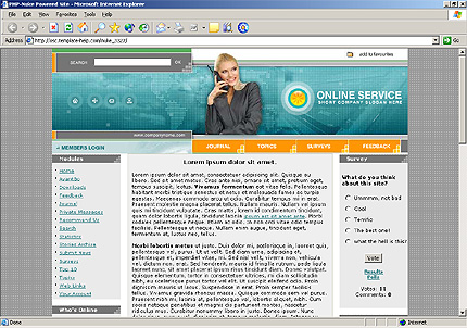 business&nbsp;site template