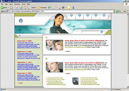 Template #3338, Html Content Page Screenshot