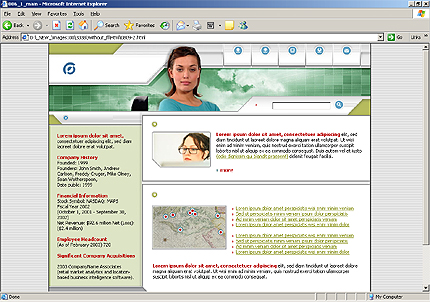 Template #3338, Html Content Page Screenshot
