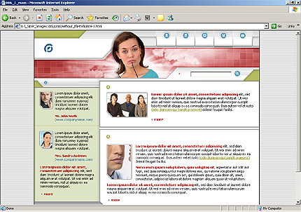 Template #3338, Html Content Page Screenshot